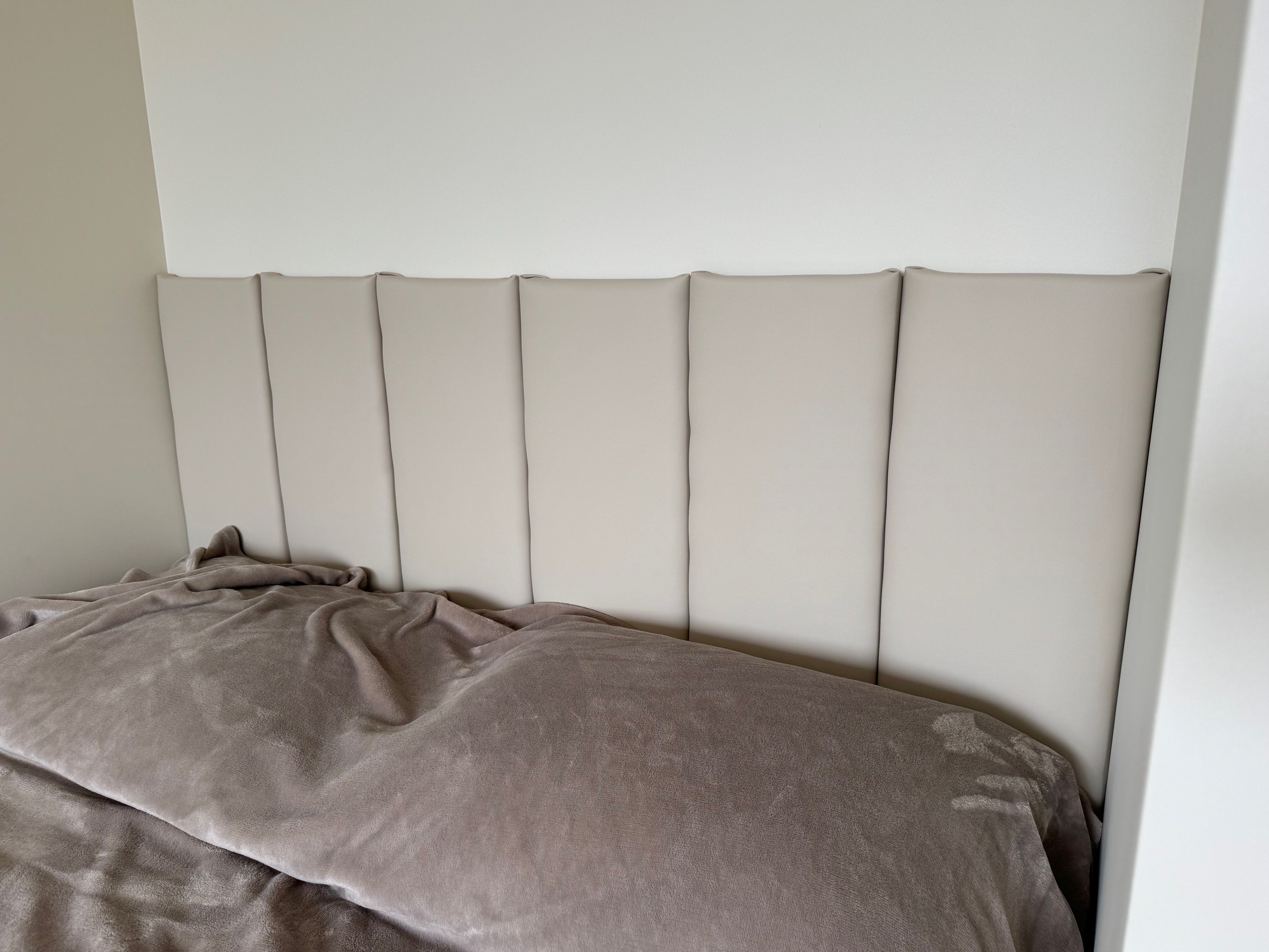 Custom Acoustic Wall Panels in a Geneva Apartment Bedroom
