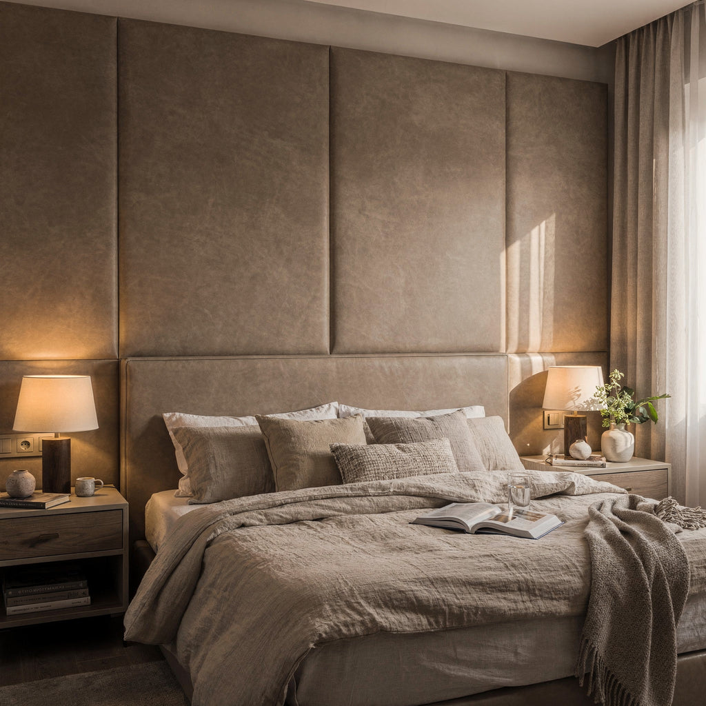 Akustikwandpaneele aus Öko-Leder