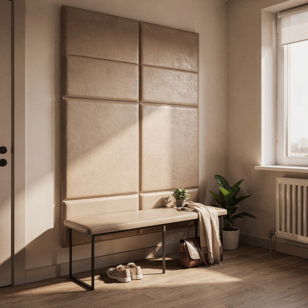 Akustikwandpaneele aus Öko-Leder