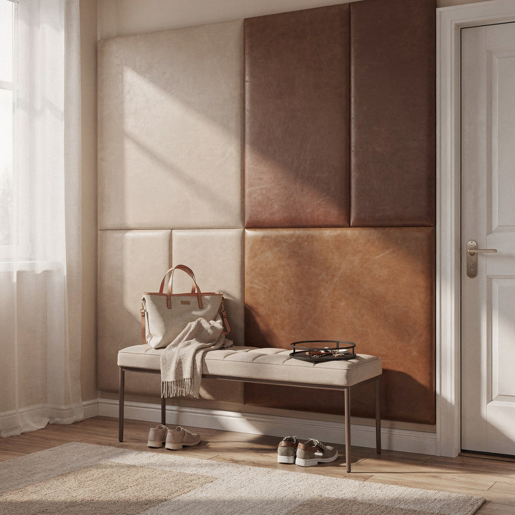 Akustikwandpaneele aus Öko-Leder