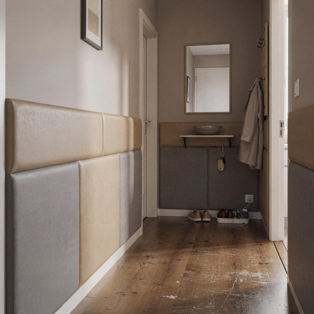 Akustikwandpaneele aus Öko-Leder