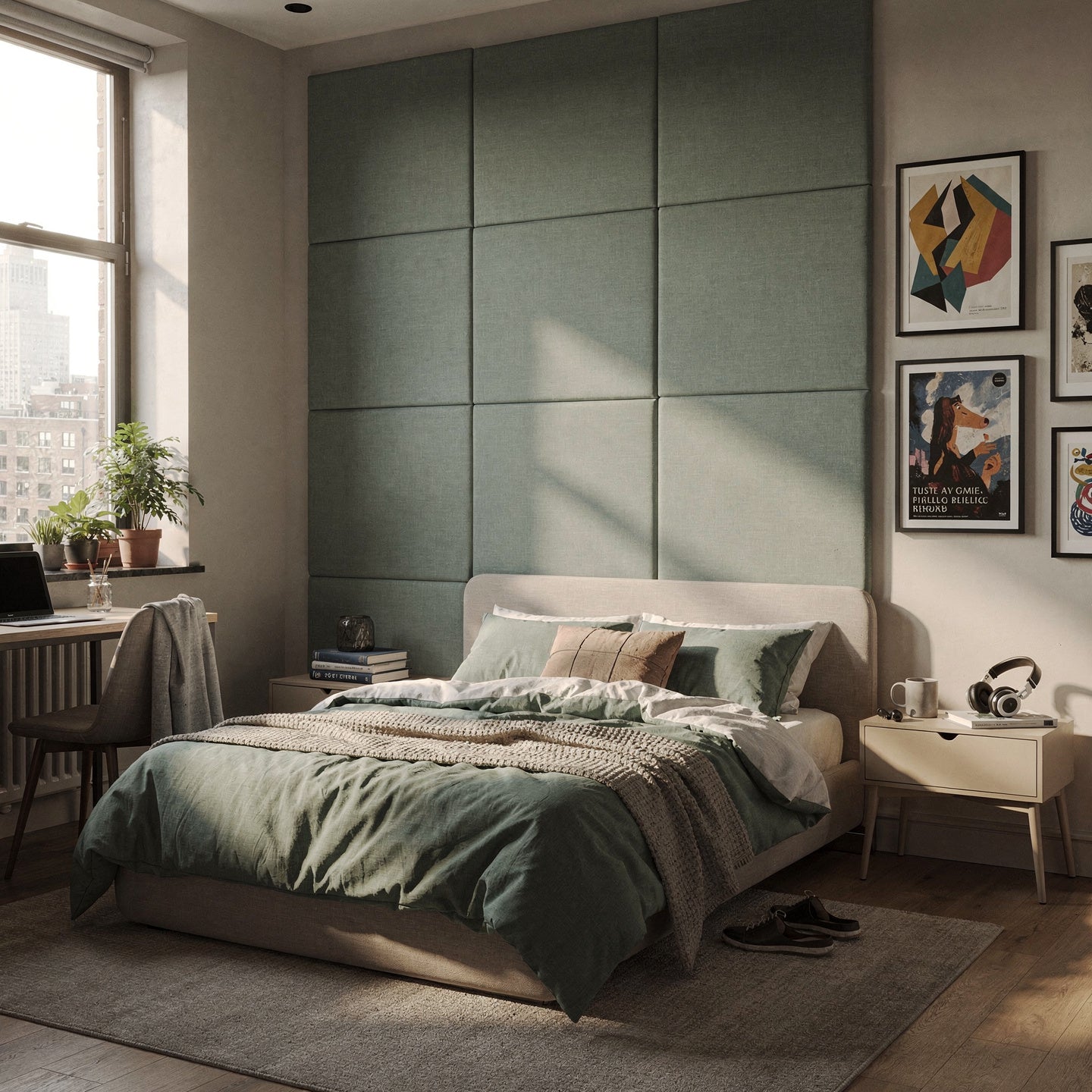 Samt-Akustikwandpaneele